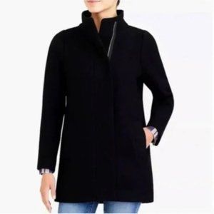 JCrew City Coat - Black Size 4 EUC, fits like a 6